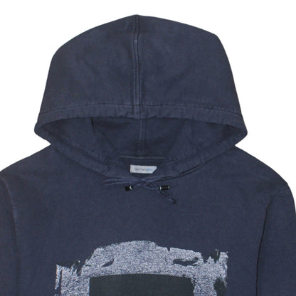 Calvin Klein Jeans Men's Navy Blue XL Graphic Pullover Hoodie