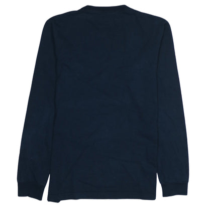 Columbia Men Blue Long Sleeve Outdoor Graphic T-Shirt Size S