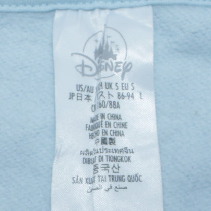 Disney Women’s Light Blue Full Zip Hoodie Mickey & Minnie S 2023