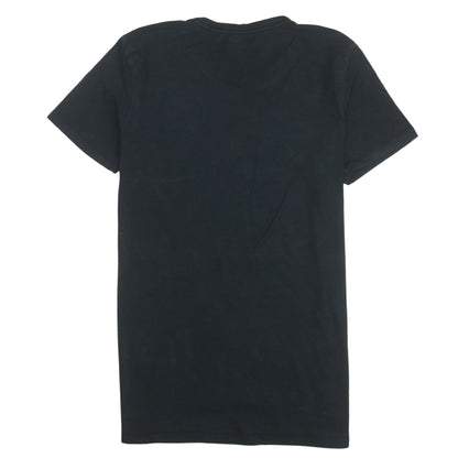 Levi's Men's Black Cotton Crew Neck Short Sleeve T-Shirt M