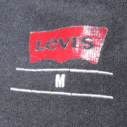Levi's Men's Black Cotton Crew Neck Short Sleeve T-Shirt M