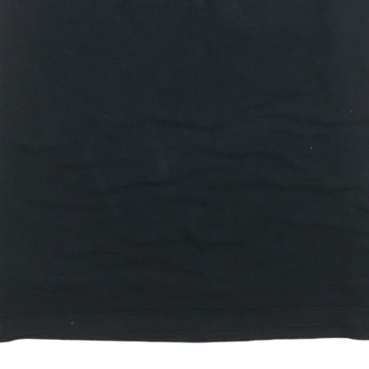 Levi's Men's Black Cotton Crew Neck Short Sleeve T-Shirt M