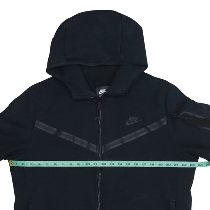 Nike Men's Black Full Zip Hoodie L Regular Fit Sportswear