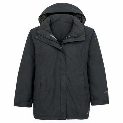 Columbia Womens Green Waterproof Interchange 3-in-1 Hooded Jacket Size M
