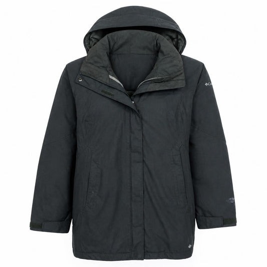 Columbia Womens Green Waterproof Interchange 3-in-1 Hooded Jacket Size M