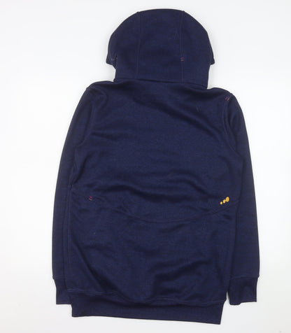 Wed'ze Men’s Blue Pullover Ski Hoodie L Fleece Lined Winter Warm