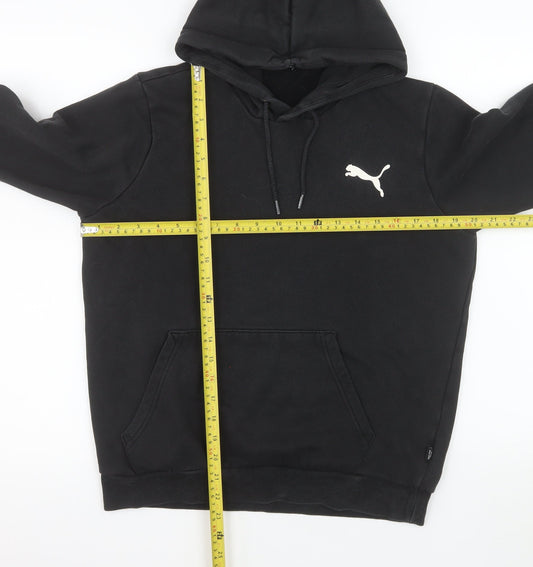 Puma Womens Black Small Pullover Hoodie Sweatshirt