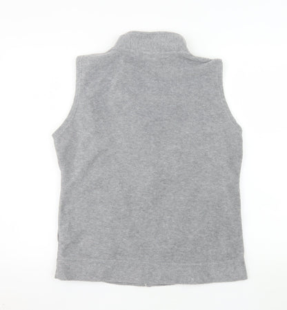 Isle Essentials Women's Grey Fleece Bodywarmer Waistcoat Size 14