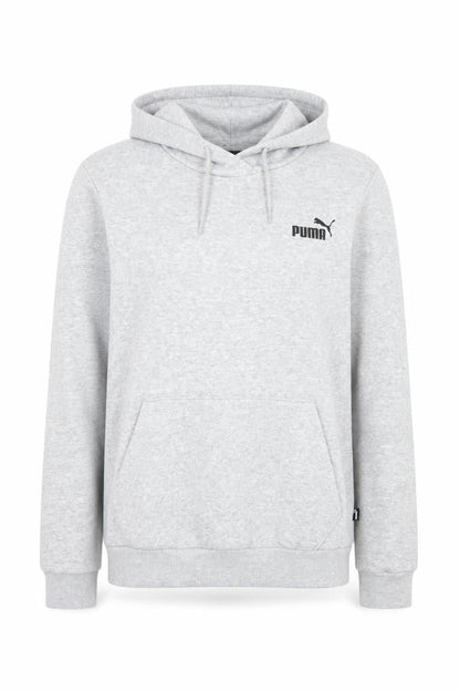 Puma Women's Grey Pullover Hoodie Cotton Blend Size M