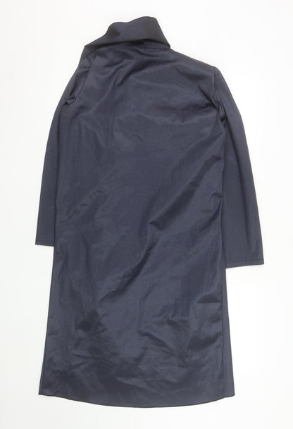 Collection London Women's Blue Long Open Coatigan Size 10