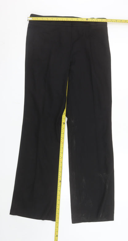 Marks and Spencer Women's Black Size 12 Long Dress Pants