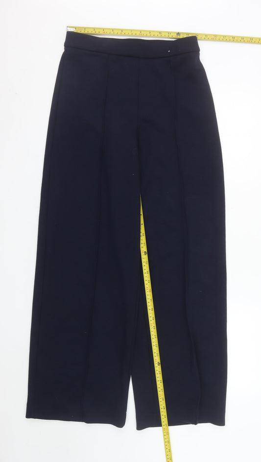 Marks and Spencer Women’s Black Size 10 Tall Straight Leg Trousers