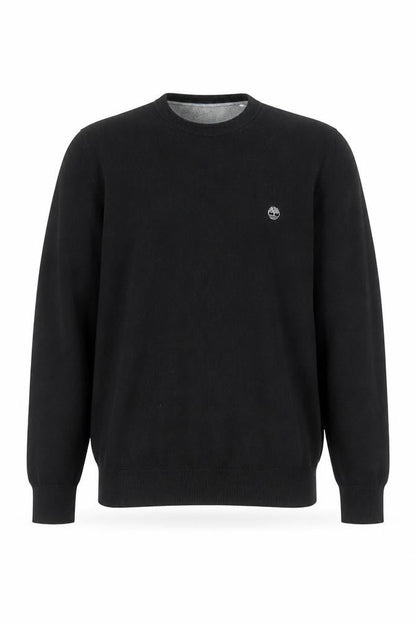 Timberland Men's Black Cotton Crew Neck Pullover Jumper M