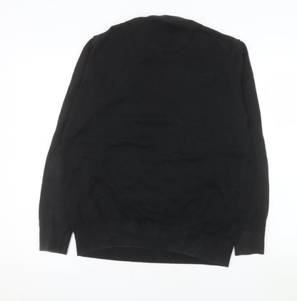 Timberland Men's Black Cotton Crew Neck Pullover Jumper M