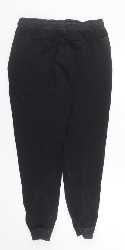 Nike Men's Black Jogger Sweatpants M Regular Fit Tapered Cotton Blend