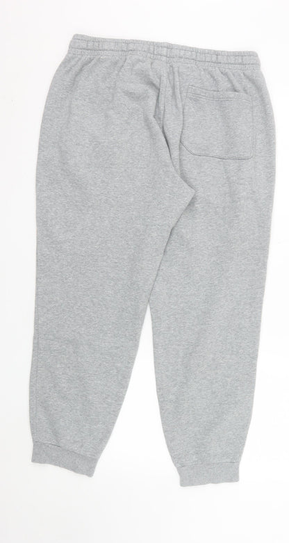Matalan Men's Grey XL Jogger Sweatpants Cotton Blend Drawstring