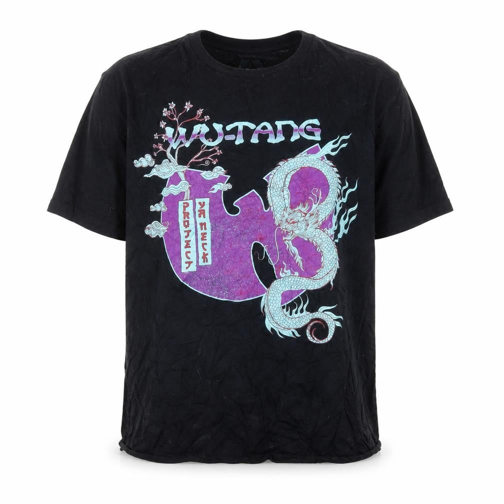 Wu-Tang Clan Men's Black Dragon Graphic Cotton T-Shirt Medium