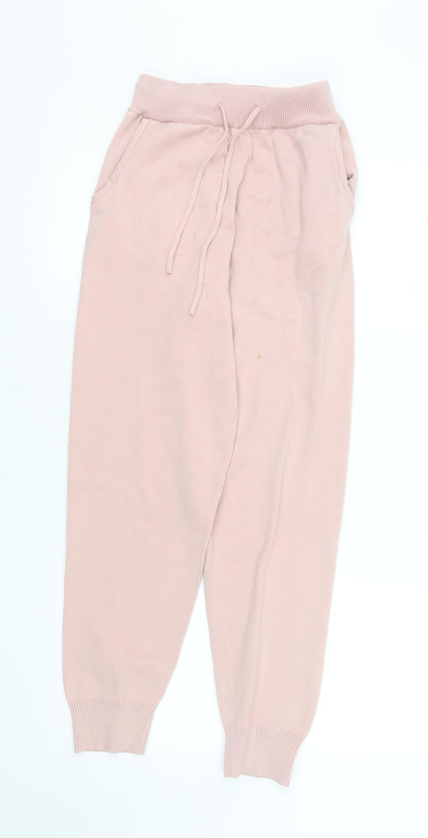 Pink Martini Women’s Pink XS Jogger Trousers with Drawstring Waist