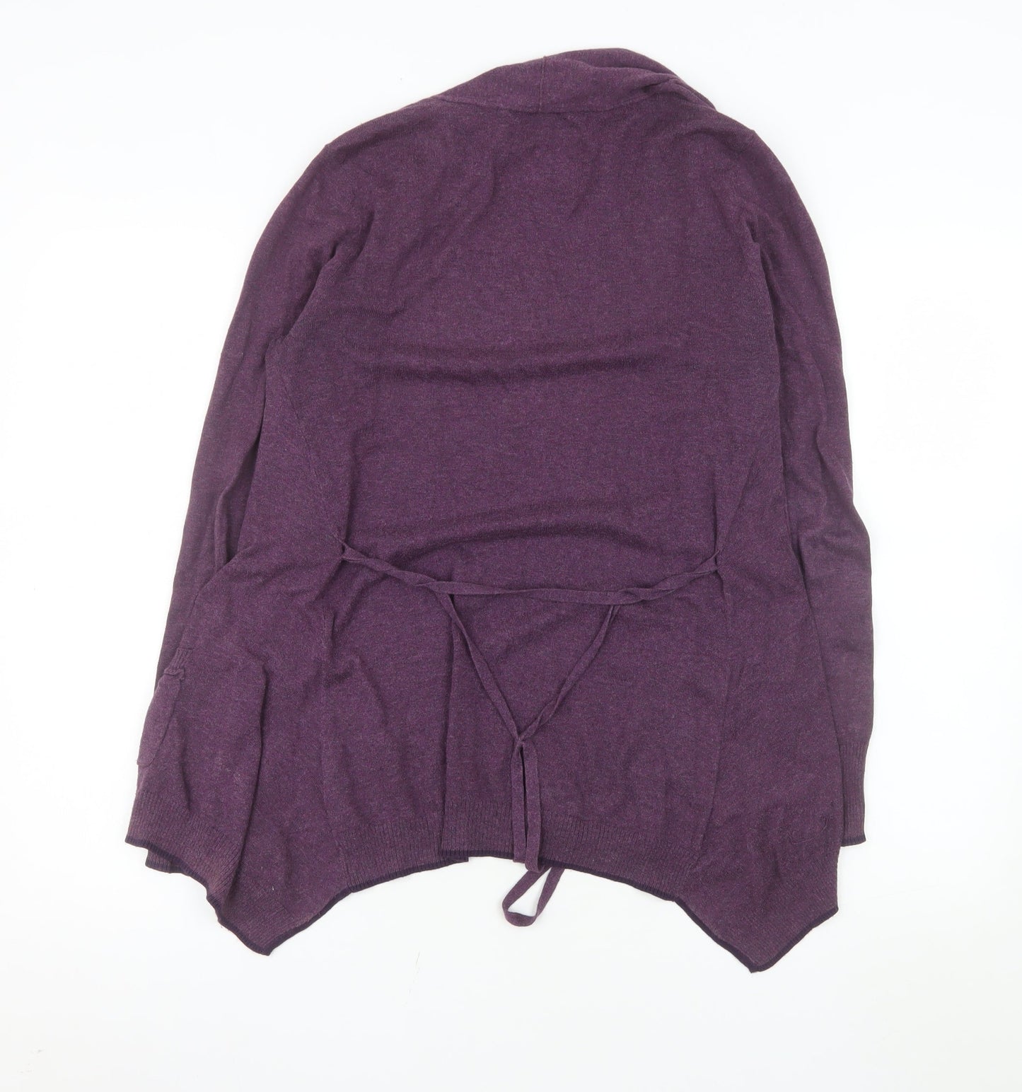 Fat Face Womens Purple Cardigan Size 10 Long Sleeve Knit