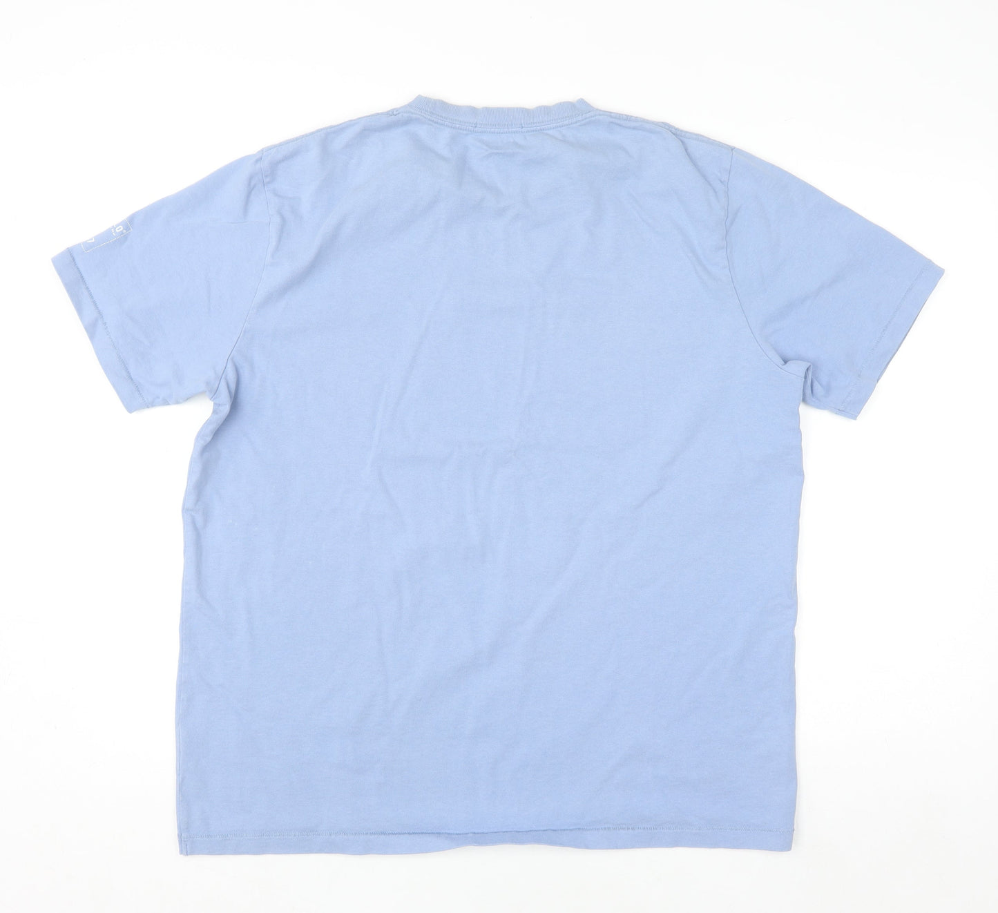 Marc O'Polo Men's Blue XL Graphic Cotton Crew Neck T-Shirt