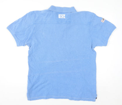 Crew 93 Men's Blue 2XL Atlantic Challenge Polo Shirt