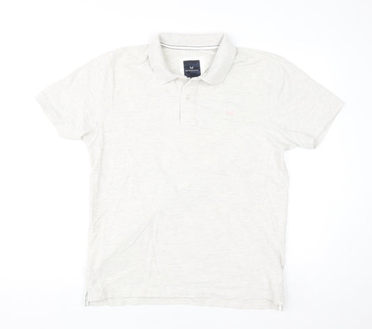 Crew Clothing Company Men's Ivory XL Polo Shirt Cotton Casual