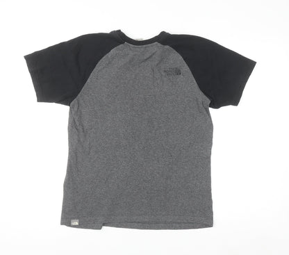 The North Face Men's Grey Short Sleeve Crew Neck Cotton T-Shirt Size S