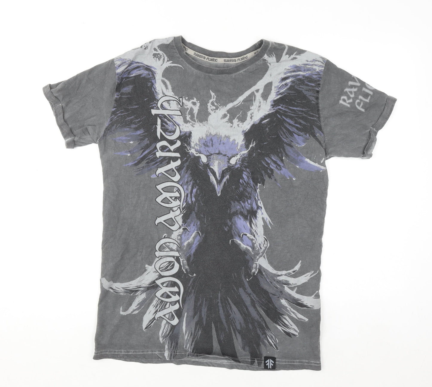 EMP Men’s Grey Amon Amarth Graphic Band T-Shirt M
