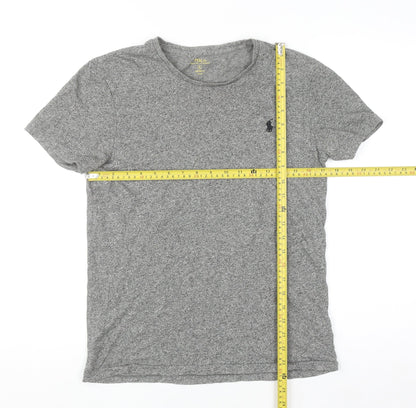 Polo Ralph Lauren Men's Grey Small Custom Fit Crew Neck T-Shirt