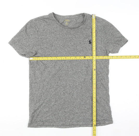 Polo Ralph Lauren Men's Grey Small Custom Fit Crew Neck T-Shirt