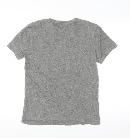 Polo Ralph Lauren Men's Grey Small Custom Fit Crew Neck T-Shirt