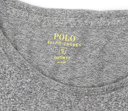 Polo Ralph Lauren Men's Grey Small Custom Fit Crew Neck T-Shirt