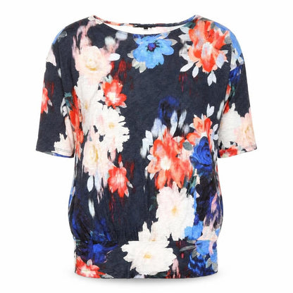 Phase Eight Women's Multicoloured Floral Tunic Blouse Size 10
