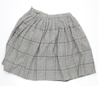 Cotswold Collections Women’s Grey Tweed Wool A-Line Skirt Size 16