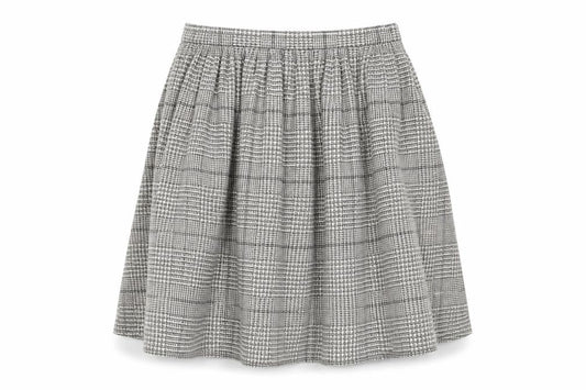 Cotswold Collections Women’s Grey Tweed Wool A-Line Skirt Size 16