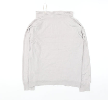 John Lewis Women Beige 10 Merino Wool Cowl Neck Jumper