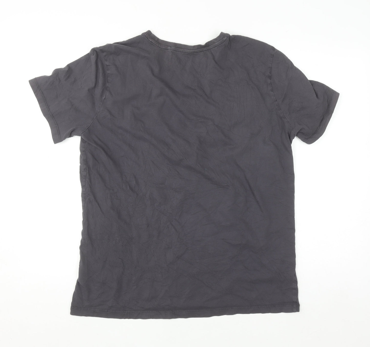 Jack Wolfskin Men's Grey XL Norderney Graphic Cotton T-Shirt