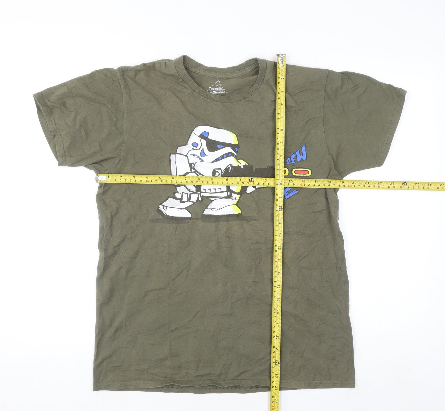 Hanes Men Green Star Wars Stormtrooper Graphic Cotton T-Shirt M