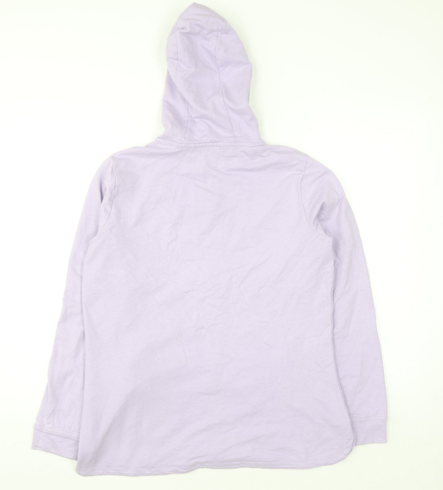 Regatta Great Outdoors Women's Lilac Full Zip Hoodie UK 16 Cotton Blend