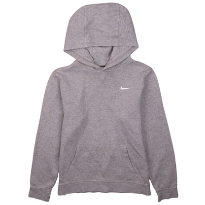 Nike Boys Grey Pullover Hoodie XL 13-15 Years Classic Sportswear