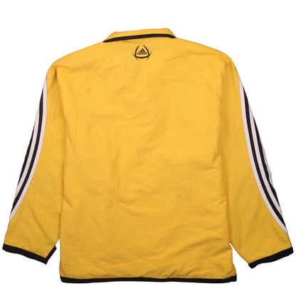 Adidas Men's Yellow XL Sports Full Zip Lightweight Jacket