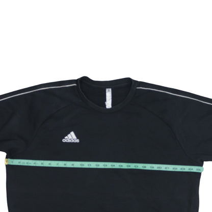 Adidas Men's Black XL Pullover Crew Neck Fleece Sweatshirt