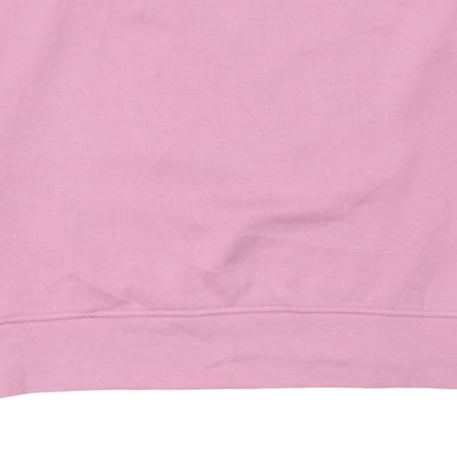 Disney Women Pink Minnie Mouse Sweatshirt Size L Pullover Crew Neck