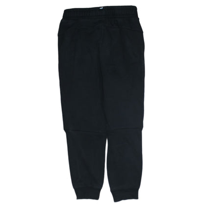 Puma Boys Black Jogger Trousers 11-12 Years Regular Fit Fleece Sweatpants
