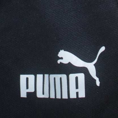 Puma Boys Black Jogger Trousers 11-12 Years Regular Fit Fleece Sweatpants