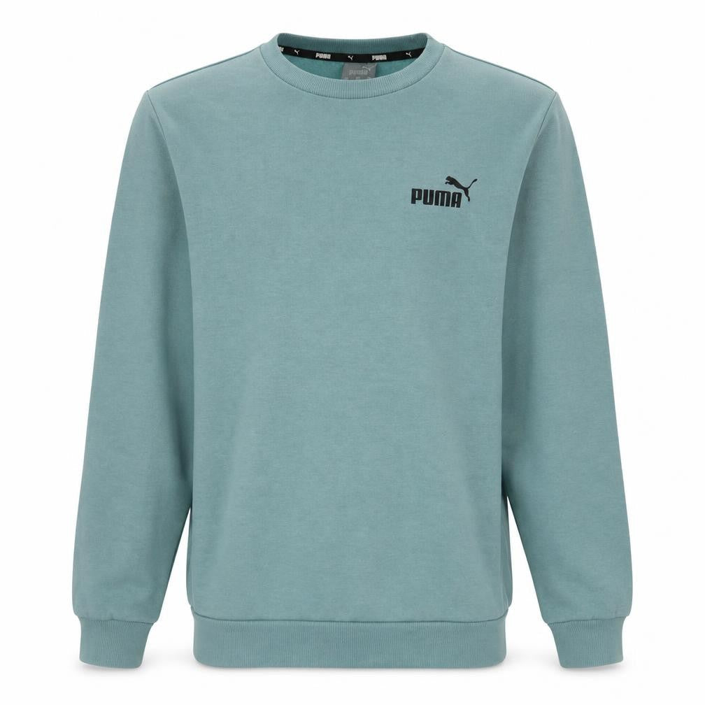 Puma Men's Green Crew Neck Pullover Sweatshirt M Regular Fit