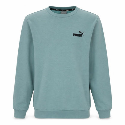 Puma Men's Green Crew Neck Pullover Sweatshirt M Regular Fit