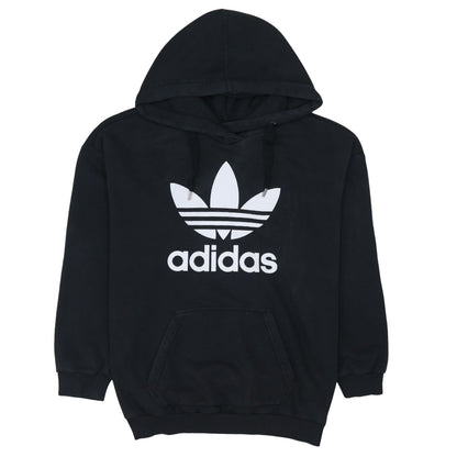 Adidas Men's Black Trefoil Pullover Hoodie Size S