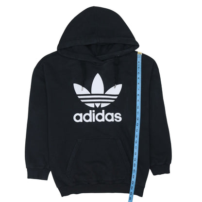 Adidas Men's Black Trefoil Pullover Hoodie Size S