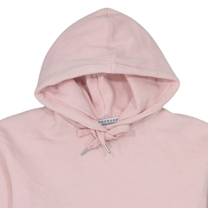 Calvin Klein Jeans Womens Pink XS Cropped Hoodie Cotton Blend